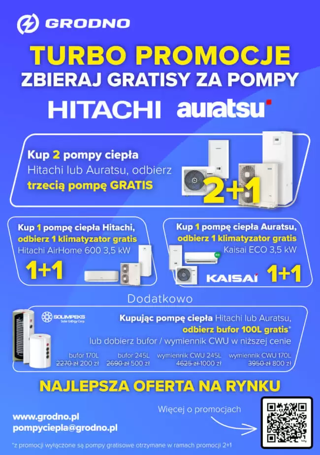 Promocje pomp ciepła