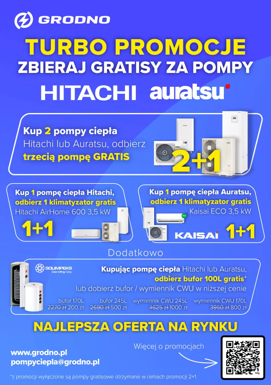 Promocje pomp ciepła